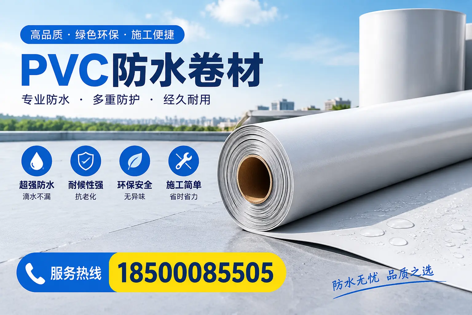 选用PVC防水卷材时需要避开的常见误区,特别是在五指山